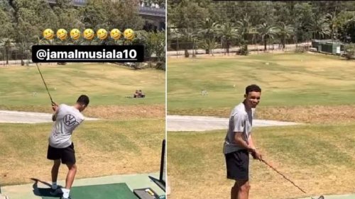 Jamal Musiala versagt beim Golf: DFB-Kollege kann sich nicht mehr halten