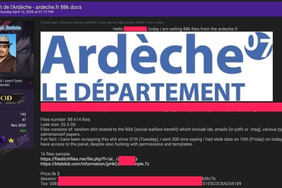 Data Breach Hits French Social Services After RSA Platform Compromise