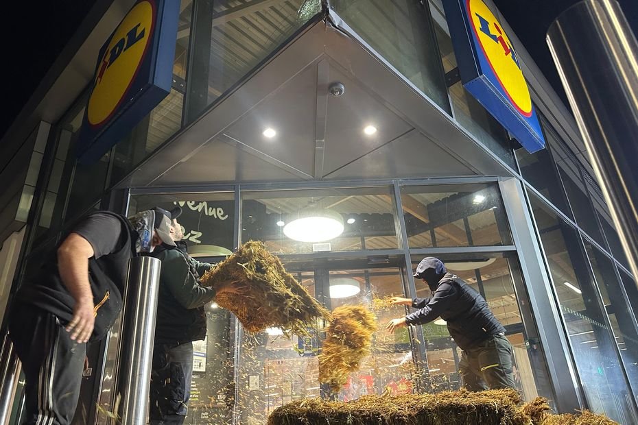 Dermatose nodulaire : en pleine colère nationale des agriculteurs contre l’abattage des bovins, la FDSEA vise Lidl dans une action dénonçant ses prix