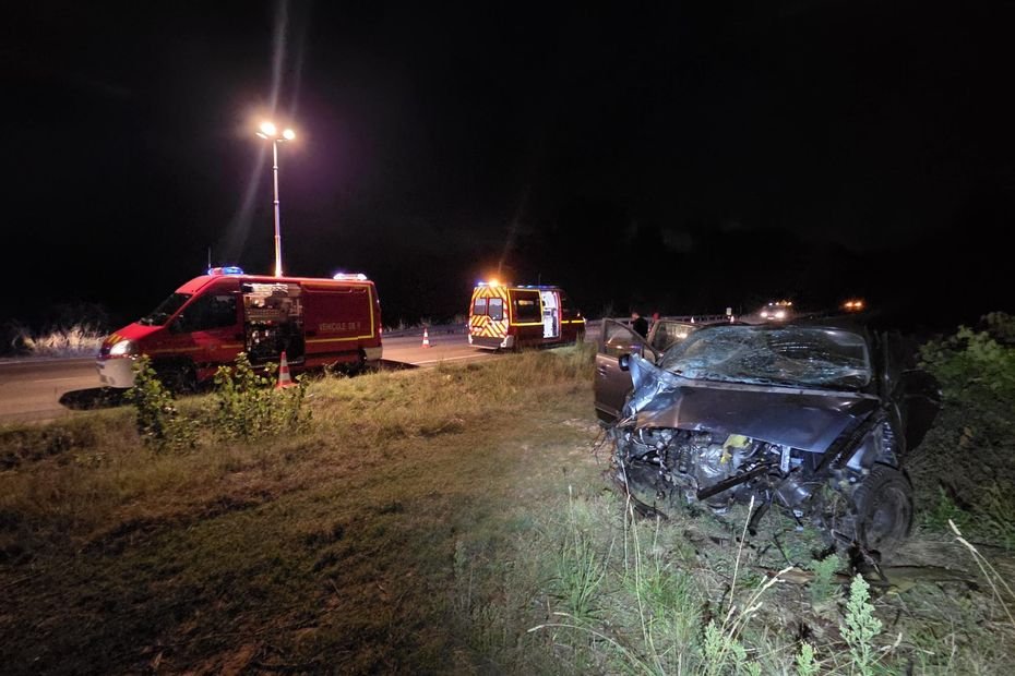 Fin de course dans les vignes, un jeune homme de 25 ans grièvement blessé après avoir effectué plusieurs tonneaux