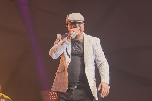 EN IMAGES. Richard Birman a mis le feu au Palais des sports du Gosier