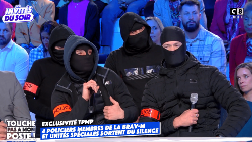 Faux policiers de la Brav-M à "TPMP" : le préfet de police de Paris annonce des sanctions pour deux d'entre eux