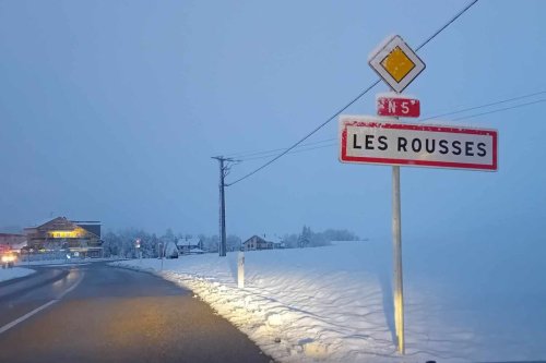 EN IMAGES. Jusqu'à 15 cm de neige sur les hauteurs, les flocons sont de retour en Franche-Comté