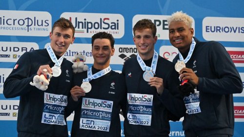 Championnats d'Europe de natation 2022 : les Bleus en argent sur le relais 4x100 m 4 nages