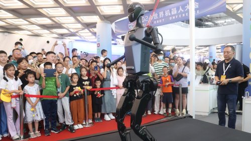Des robots au semi-marathon de Pékin : un test pour "les rendre plus autonomes et plus réactifs"