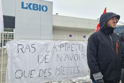 Les salariés du plus important laboratoire de l'Aveyron en grève : "malgré des profits records, notre employeur nous refuse une prime"