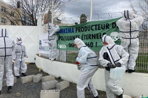Lyon : une centaine de militants activistes s'introduit dans l'usine Arkema