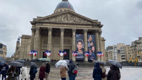 "Elle a œuvré pour rassembler les gens, c'est beau" : des milliers de visiteurs rendent hommage à Joséphine Baker au Panthéon