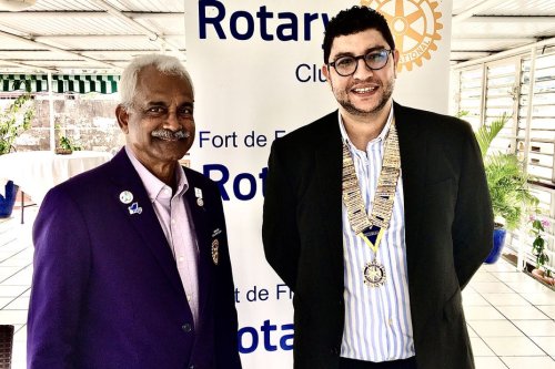 Leslie Ramdhanny, Gouverneur du Rotary-Caraïbe salue le dynamisme des clubs de Martinique