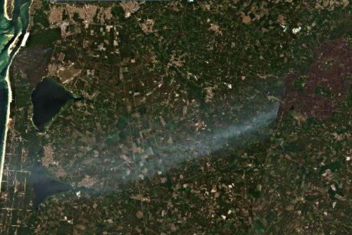 PHOTOS AVANT / APRES : les images satellites impressionnantes des incendies en Gironde