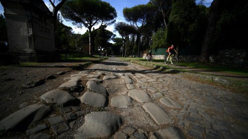 La mythique Voie Appienne qui dans l'Antiquité reliait Rome au monde, candidate au patrimoine mondial de l'Unesco