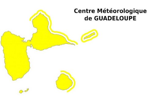 La Guadeloupe maintenue en vigilance jaune pour fortes pluies et orages