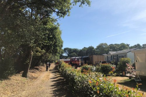 Morbihan. 150 campeurs évacués à cause d'un incendie