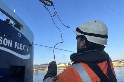 VIDÉO. "Nous sommes un maillon essentiel dans le commerce mondial", les lamaneurs, en charge d'amarrer les navires géants, dévoilent les coulisses de leur métier