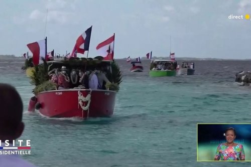 Les abris de survie et l'autonomie énergétique au coeur de la visite d'Emmanuel Macron à Manihi - Polynésie la 1ère