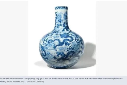 Un vase chinois provenant d'un héritage de Saint-Briac-Sur-Mer vendu 9 millions d'euros : une belle histoire