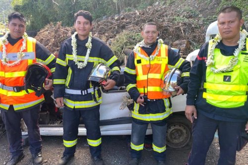 Incendies en France : zoom sur 4 pompiers de Paea en préparation