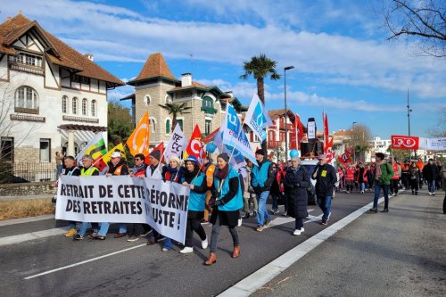 Aquitaine : des milliers de manifestants contre la réforme des retraites