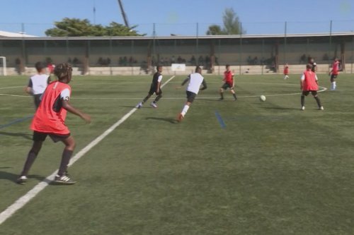 Des jeunes joueurs réunionnais, futurs talents du foot, en cours de recrutement à La Saline