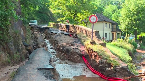Intempéries : une importante coulée de boue à Champeix, dans le Puy-de-Dôme