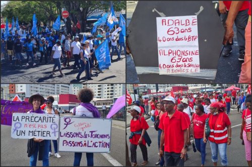 Réforme des retraites : une deuxième mobilisation soutenue en Martinique