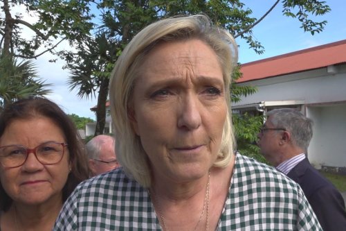 Européennes : Marine Le Pen du Rassemblement National est en visite à La Réunion