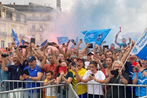 VIDEOS. La soirée des joueurs du MHR de retour à Montpellier avec leurs supporters
