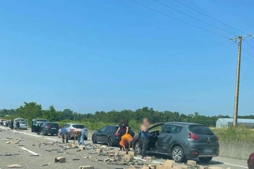 Alsace : "des mandarines oui, mais des capsules de café c'est inédit", après l'accident sur l'A35 entre Bâle et Mulhouse