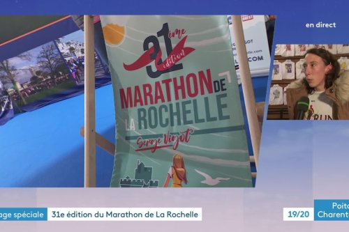 REPLAY. Page Spéciale Marathon de La Rochelle dans notre JT de ce samedi