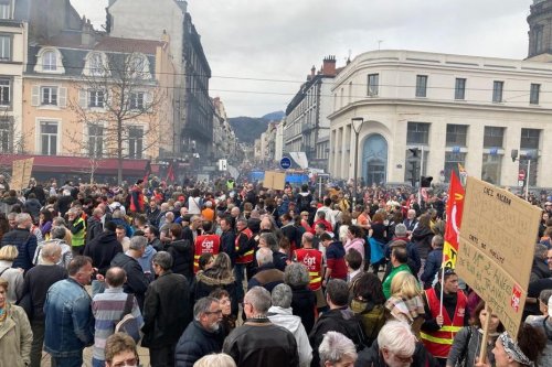 Grève et manifestation du 23 mars à Clermont-Ferrand : "Ce n’est pas la foule, c'est le peuple en colère"