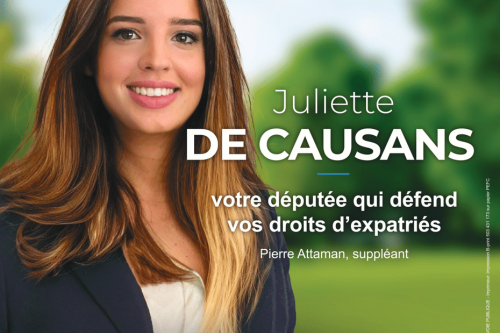 Photoshop, législative partielle, investiture... Juliette de Causans, la candidate députée des Français de l'étranger qui fait causer