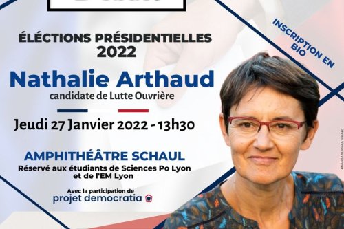 Journalistes et photographes, persona non grata au débat de Nathalie Arthaud organisé par les étudiants de l'IEP de Lyon selon une circulaire du 1er ministre