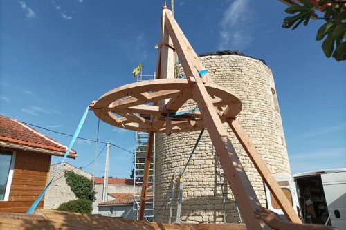 Moulin de Puydrouard en Charente-Maritime : le défi d'un homme pour redonner des ailes à ce patrimoine unique