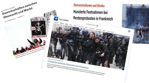 "La confrontation est dans l’ADN des Français" : la contestation contre la réforme des retraites vue par les médias allemands