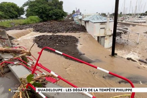 REPLAY. Les dégâts en Guadeloupe après le passage de la tempête Philippe , à la une de l'info Outre-mer