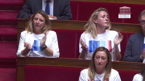 Vidéo "Je ne veux plus voir cela" : des députés écologistes priés de cacher leurs t-shirts alertant sur le réchauffement climatique à l'Assemblée nationale