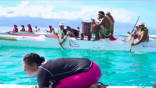 Polynésie française : six Landaises terminent 8 000 km en paddle pour la lutte contre le cancer