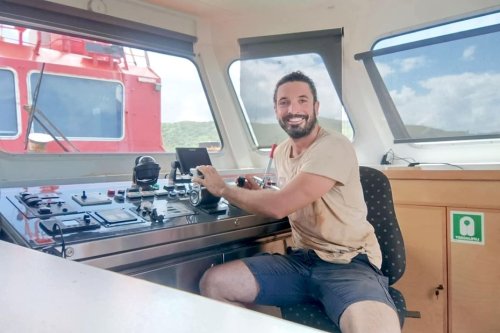 PORTRAIT. En reconversion professionnelle : Adrien Crocherie, d'agent immobilier à capitaine de bateau