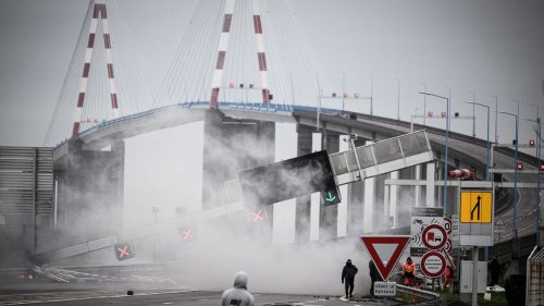 Retraites : le pont de Saint-Nazaire de nouveau ouvert "sur une voie dans chaque sens" après des dégradations commis par des manifestants