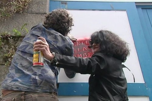 VIDEO. Quand le street-art de Miss.Tic habillait les murs de Saint-Brieuc