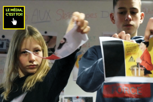 "Le corps d'une femme pour vendre une cuisine, c'est non !", des collégiens dénoncent le sexisme banalisé