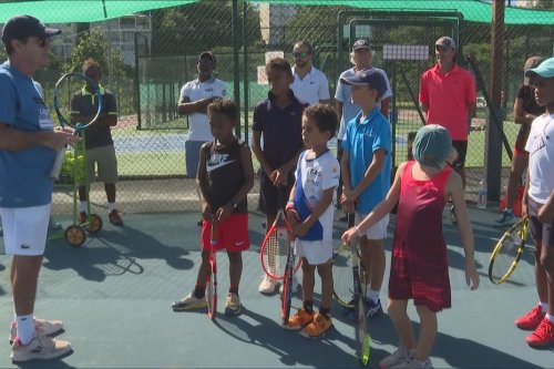 Tennis : une délégation de la fédération française en visite en Guadeloupe