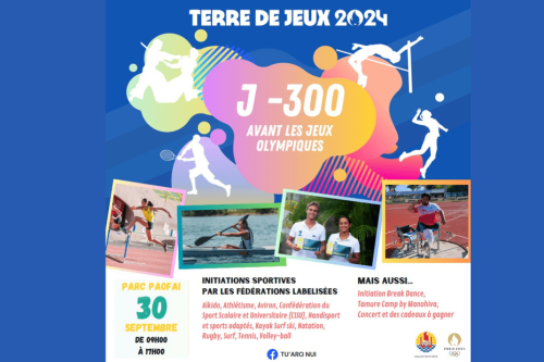 J-300 avant les JO de Paris 2024 : Une journée exceptionnelle à Tahiti pour célébrer l’esprit olympique