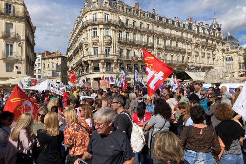 REPLAY. Grève et manifestations à Perpignan, Nîmes et Montpellier pour les salaires et la retraite