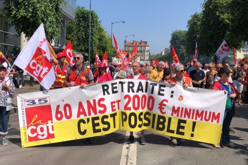 Grève contre la réforme des retraites. 5 000 manifestants défilent à Rennes pour la mobilisation du 6 juin