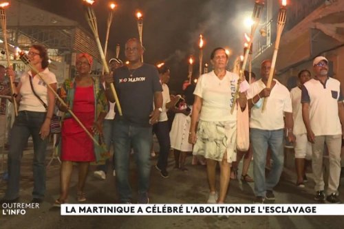 REPLAY. Célébrations de l'abolition de l'esclavage en Martinique, à la Une de l’Info Outre-mer
