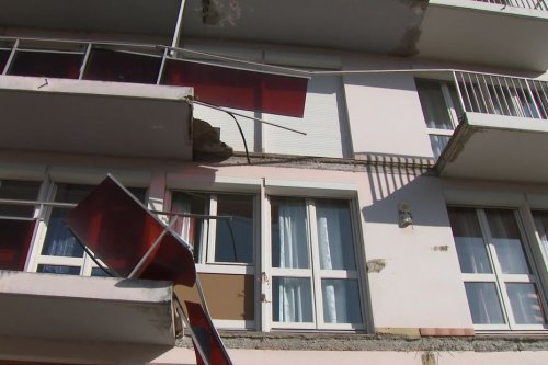 Deux balcons s'effondrent en pleine nuit ... plus de peur que de mal dans la Loire