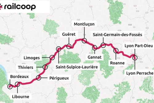 Train. La ligne Bordeaux-Lyon repoussée par Railcoop à l'été 2024 avec une version provisoire "plus modeste"