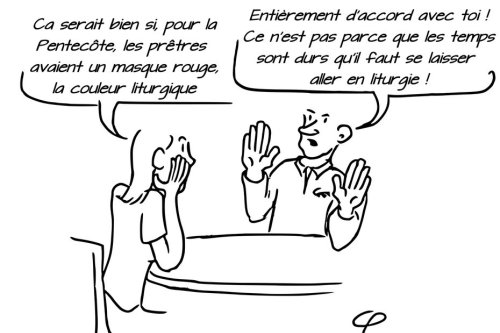 Qui Dit Catho Dit Aussi Rigolo Un Pretre De L Orne Croque Le Confinement Avec Humour Et On Adore Flipboard