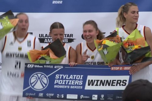 REPLAY. Basket : L'équipe de Germany remporte la finale du tournoi 3x3 Women’s Series à Poitiers